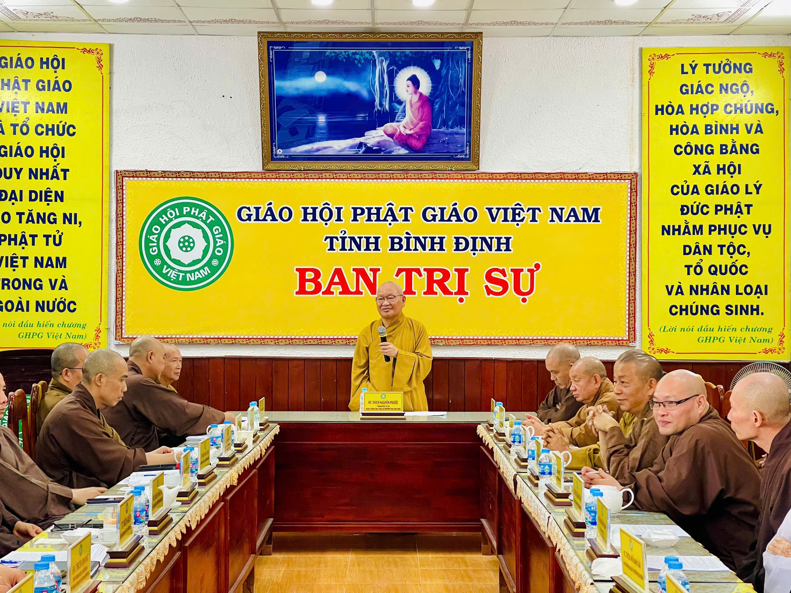 Ban Thường trực Ban Trị sự tỉnh họp triển khai Đại lễ Phật đản Vesak Phật lịch 2569